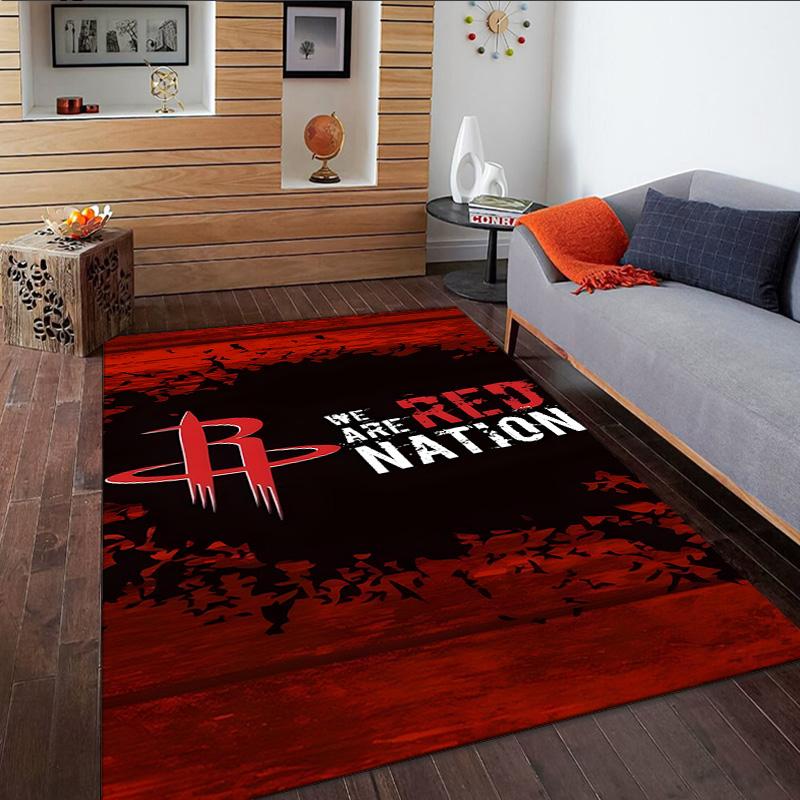 basketball Pride Rockets Carpet, Kitchen Rugs, Yoga Mat, Non-Slip Mats, Rug for Bathroom, Living Room bedroom, Camping Rugs Christmas Gift