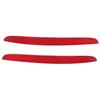 Rear Bumper Reflector  Nighttime Driving Red Lens Bumper Reflector Marker Trim for  Facel
