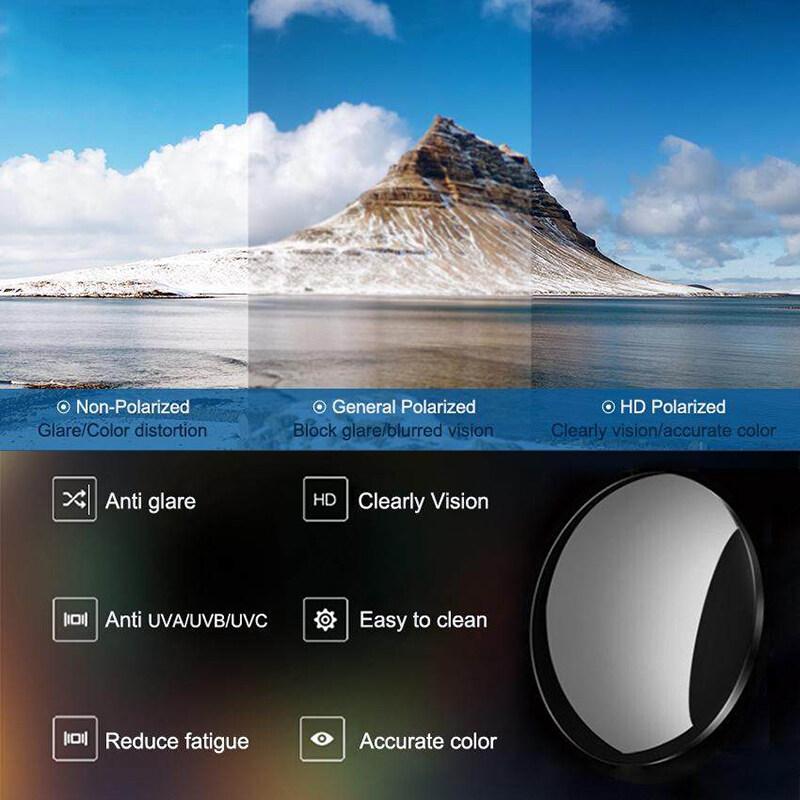 Большие поляризованные солнцезащитные очки Shades для мужчин, уличные солнцезащитные очки со 100% защитой от ультрафиолета, легкие очки