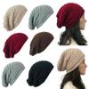 Outdoor Crochet Slouchy Ski Cap Knitted Hat Beanie Hat Baggy