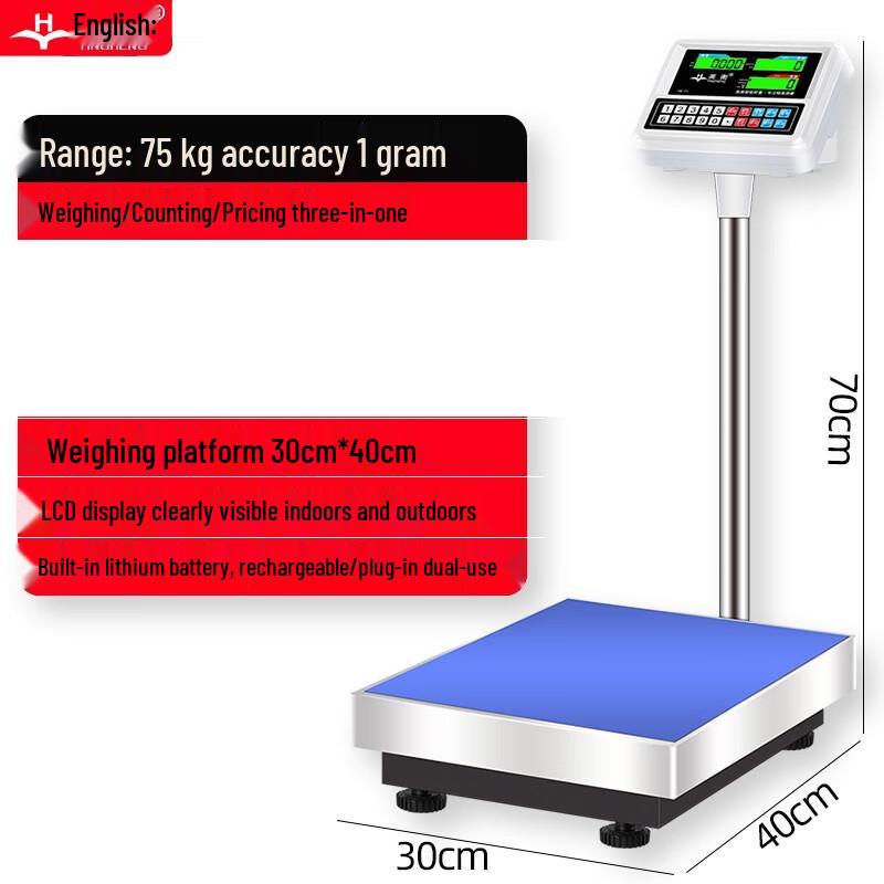 Commercial High-Precision Digital Platform Scale
