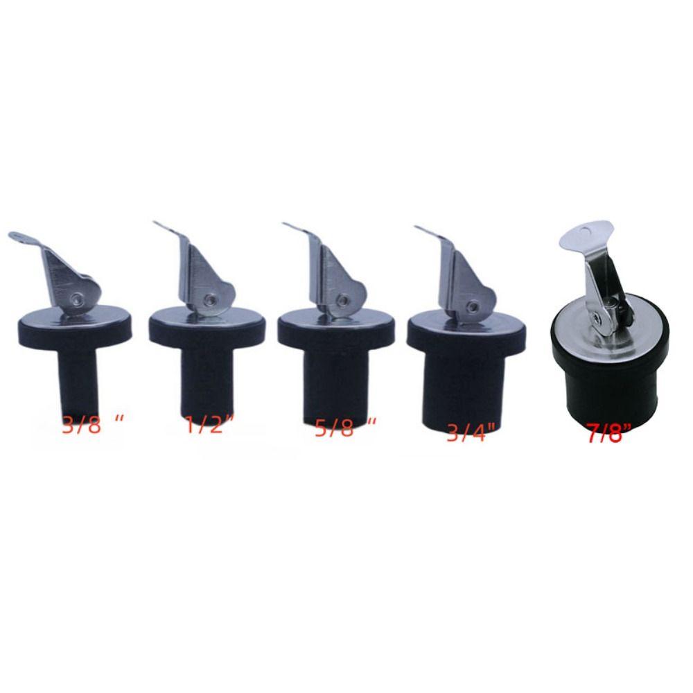 Yacht Rubber Seal Plug Boat Accessories Stainless Steel Screw Type Plug Compression Drain Plug