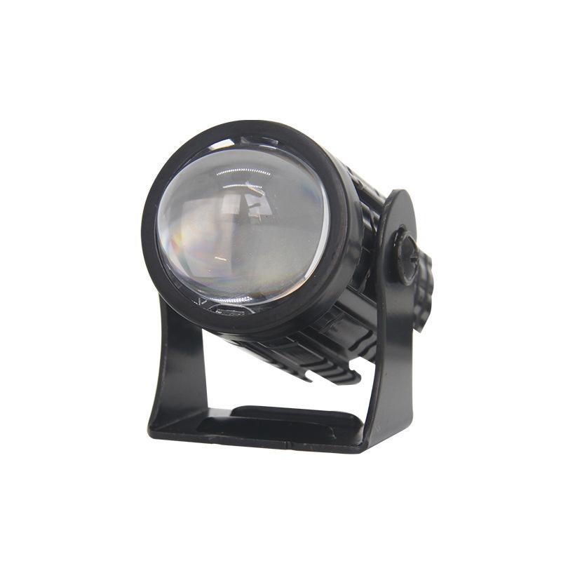 Mini Driving Light Led Projector Lens Motorcycle Headlight Atv Scooter Dual Colour Led Lens Beam Driving Lights Auxiliary Light