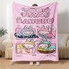 Labubu Personalized Name Blanket Multi-purpose Personalized Blanket Ultra-Soft Perfect for Living Room Bedding Picnics Sofa Four Seasons Multipurpose