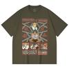 230 Gsm 100% Cotton HXH V8 Kurapika Uvogin Print Unisex Heavy Cotton T Shirt