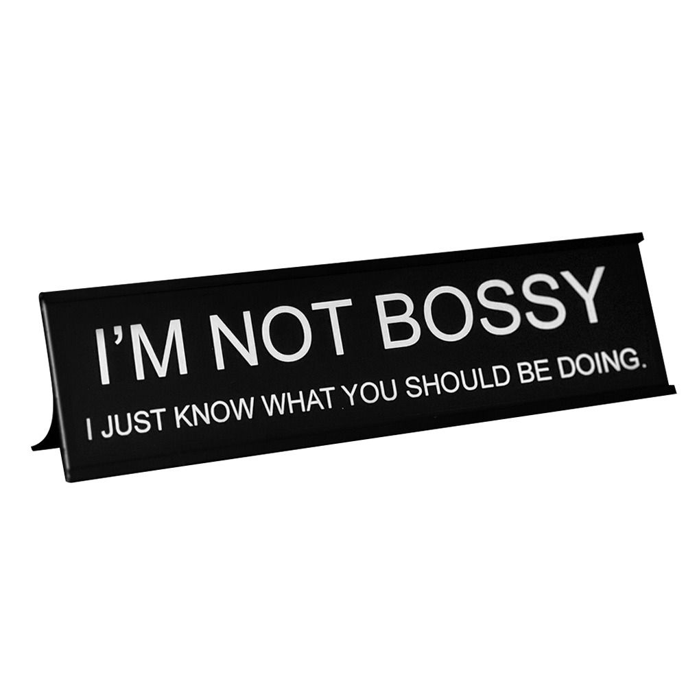 Black Desk Sign Lightweight Seating Sign Creative Seat Cards  Coworker Gift