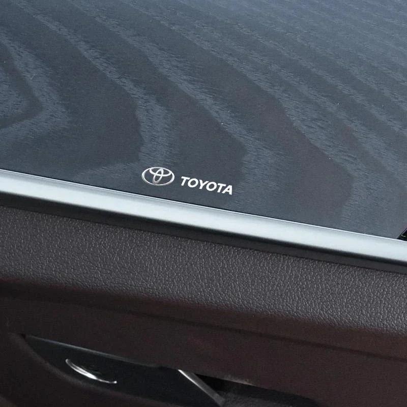 Car Interior Random Stickers Car Steering Wheel Emblem Styling for Toyota TRD GR Corolla Yaris Chr Auris RAV4 Camry Highlander