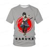Naruto Breeze Adult Unisex Nine Tailed Demon Fox Kurama Printed T-shirt 3d