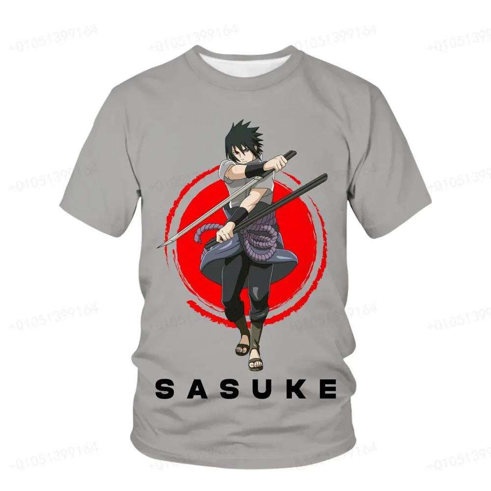 Naruto Breeze Adult Unisex Nine Tailed Demon Fox Kurama Printed T-shirt 3d