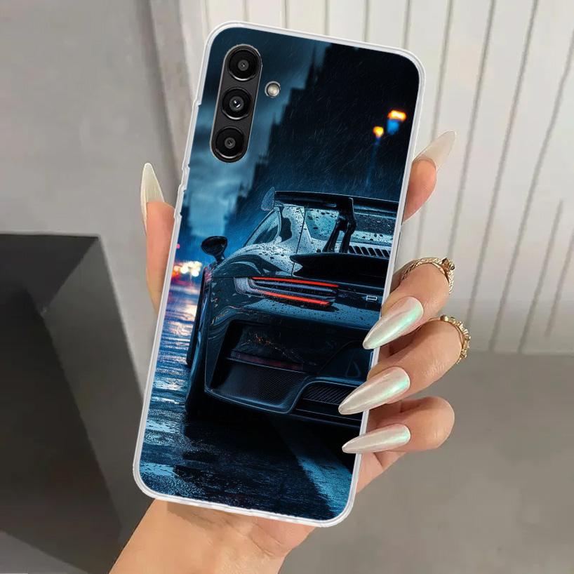 Чехол для телефона Спортивный автомобиль 911 для Samsung Galaxy A17 A16 A37 A26 A36 A57 A56 A15 A25 A35 A55 A14 A24 A34 A54 A13 A23 A33 A53 Galaxy