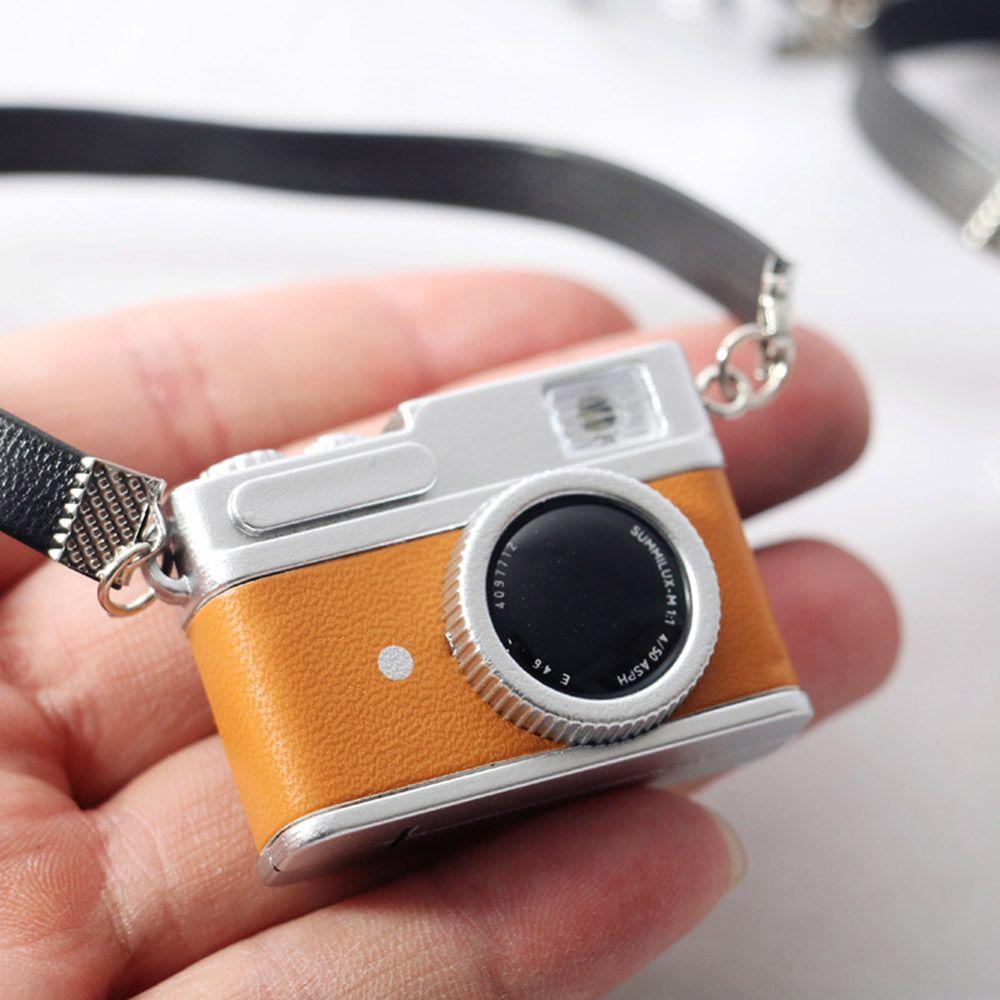 Gift Doll Accessories Home Decor Desktop Display Miniature Camera Model Retro Camera Doll House