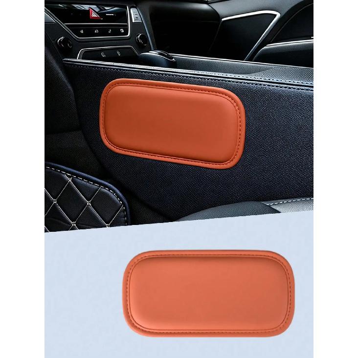 2PCS Car PU Door Armrest Pads Memory Foam Car Cushion Pad PU Leather Car Elbow Rest Pad Headrest In The Car Accessories