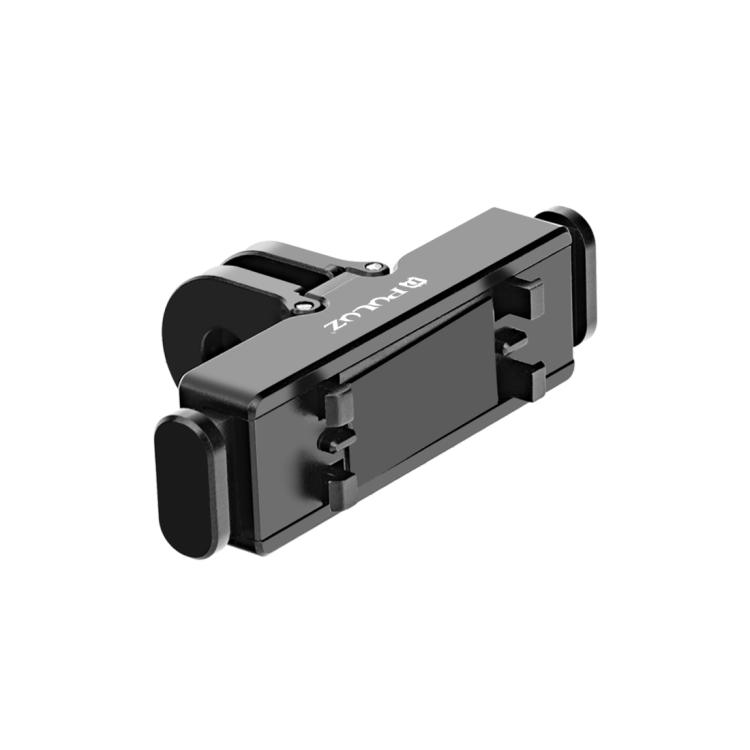 Для Insta360 X5 / X4 Air / Ace Pro / Pro 2 PULUZ Авиационный Алюминиевый Адаптер-Кронштейн Быстросъемное Основание (черный)