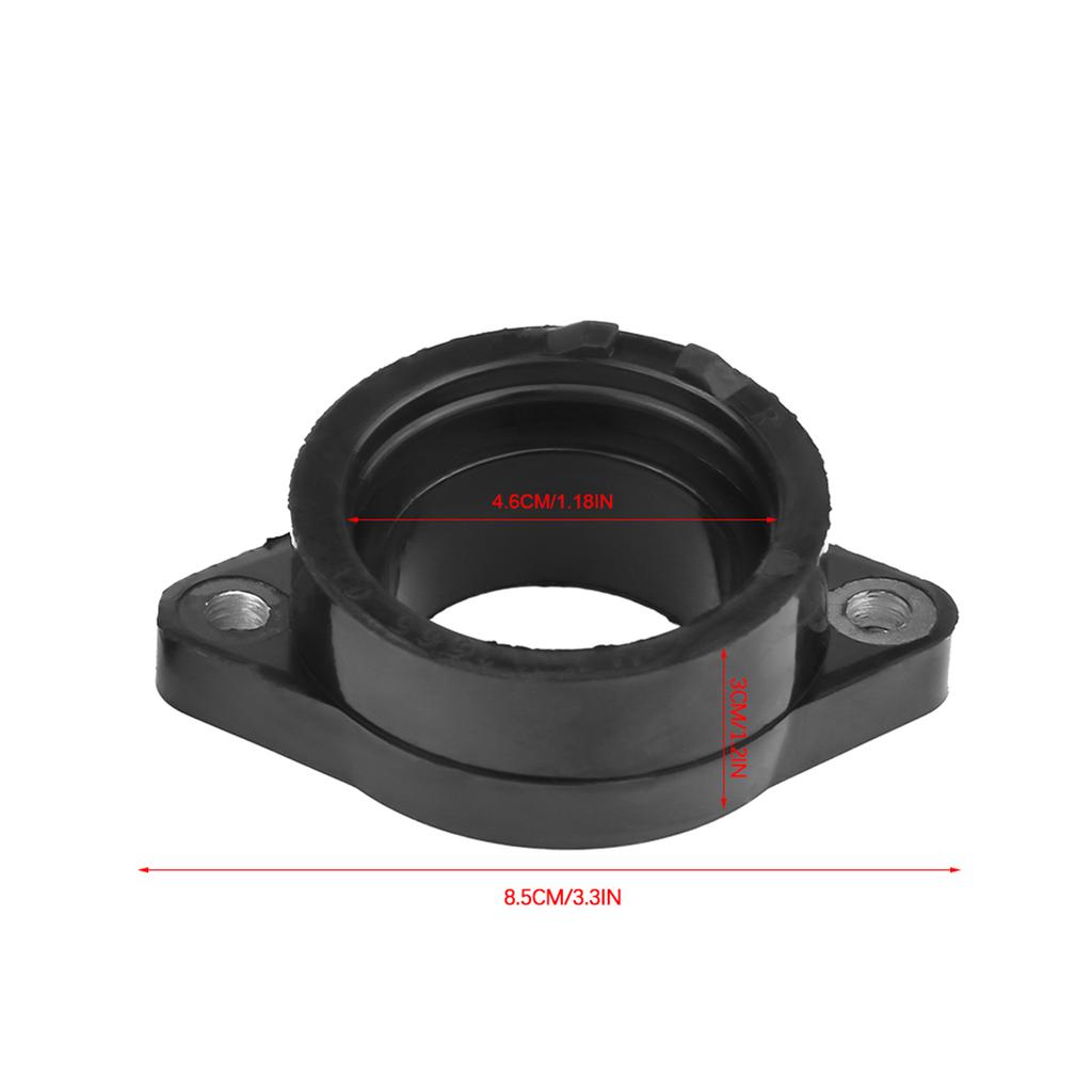 2Pcs Motorcycle Carb Carburetor Intake Manifold Boot Joint for TX XS650 Twin 1974‑1977