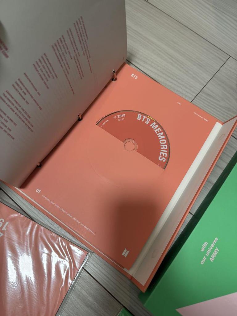 [USED] BTS Memories of 2020 2021 2019 DVD Memories