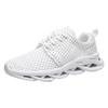 Модная мужская легкая дышащая сетчатая поверхность удобная модная повседневная спортивная обувь больших размеров кроссовки для фитнеса и тренировок