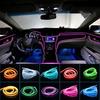 1M/2M/3M Waterproof LED Strip Light Neon Light Glow EL Wire Rope Tube Cable Car Party Decoration