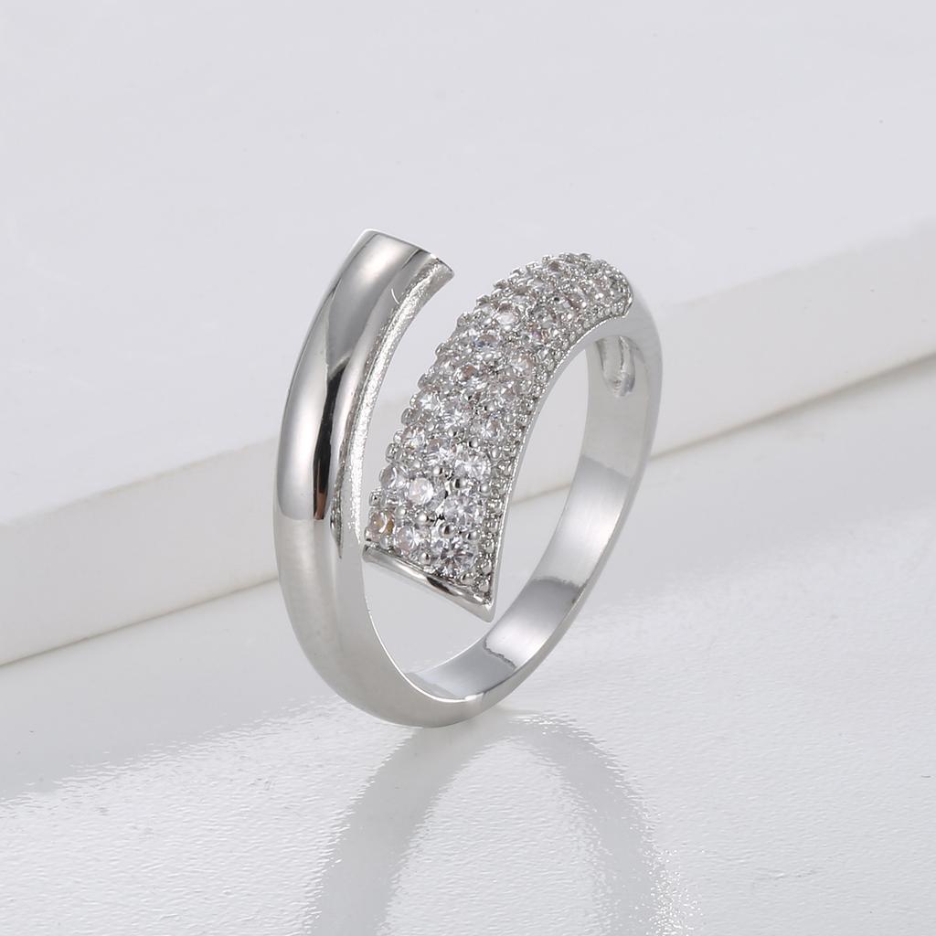 Blogger Открытый указательный палец кольцо Женщины ins Мода Личность Ниша Дизайн Sense Ring Tide