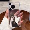 Задняя крышка для Huawei Pura70 Pura 70 Pro Plus Чехол Роскошный Милый Любовь Кролик Забавный Рисунок Прозрачный Мягкий Тонкий ТПУ Силиконовый Чехол для Телефона