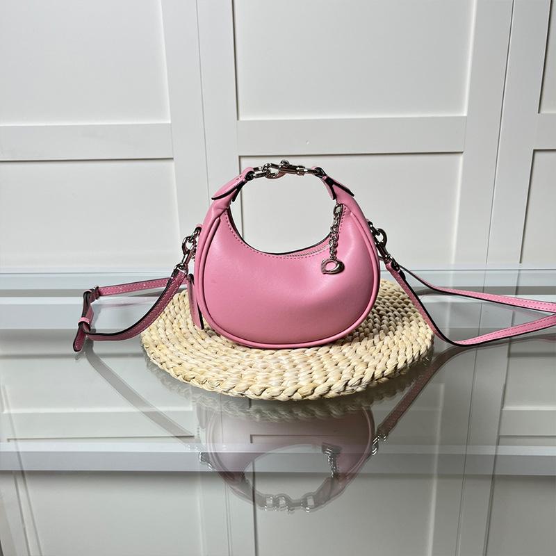 "2024 Women's Jonie Mini Retro Half-Moon Underarm Crossbody Bag"