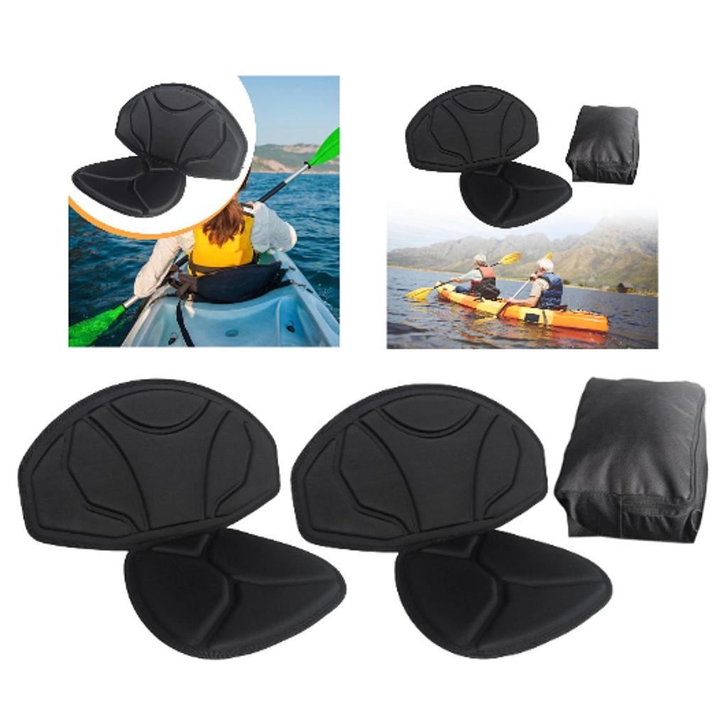 Paddle Board Seat Kayak Seat Cushion Universal Fit Comfort with Backrest for Drifting Boat Water Sports Rafting Paddleboard