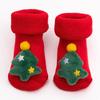 Kids Children's Socks for Girls Boys Non-slip Print Cotton Toddler Baby Christmas Socks for Newborns Infant Short Socks Clothing
