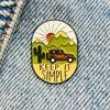 New Enamel Pin Adventure Camping Vacation Travel Metal Connector Gift Birthday 1 Piece