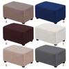 Waterproof Suede Velvet Stool Ottoman Cover Slipcover for Sofa Footstool Home Room Decor Step Stool Covers
