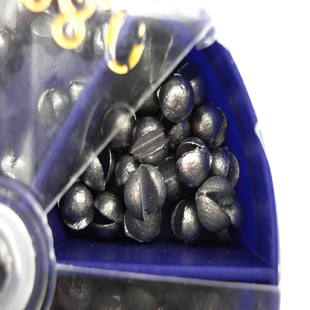 Грузила для рыболовной пули, грузила для ловли свинца, разделенная коробка для выстрелов