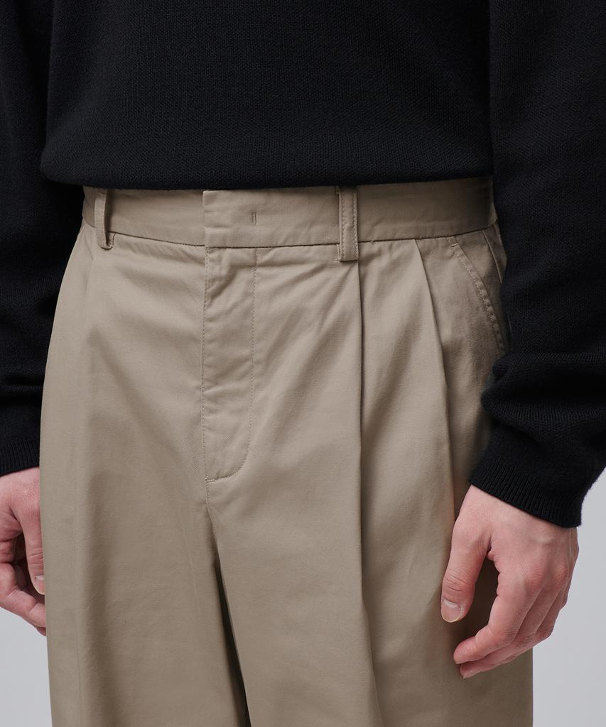 MUSINSA STANDARD Semi-Balloon Belted Chino Pants [Beige]