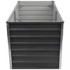 VidaXL Jardinière 160 x 80 x 77 cm Gris Acier galvanisé 42404