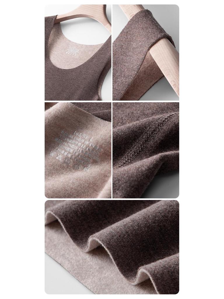 Большой размер осень/зима бесшовный бархатный мужской теплый жилет – утолщенная футболка без рукавов