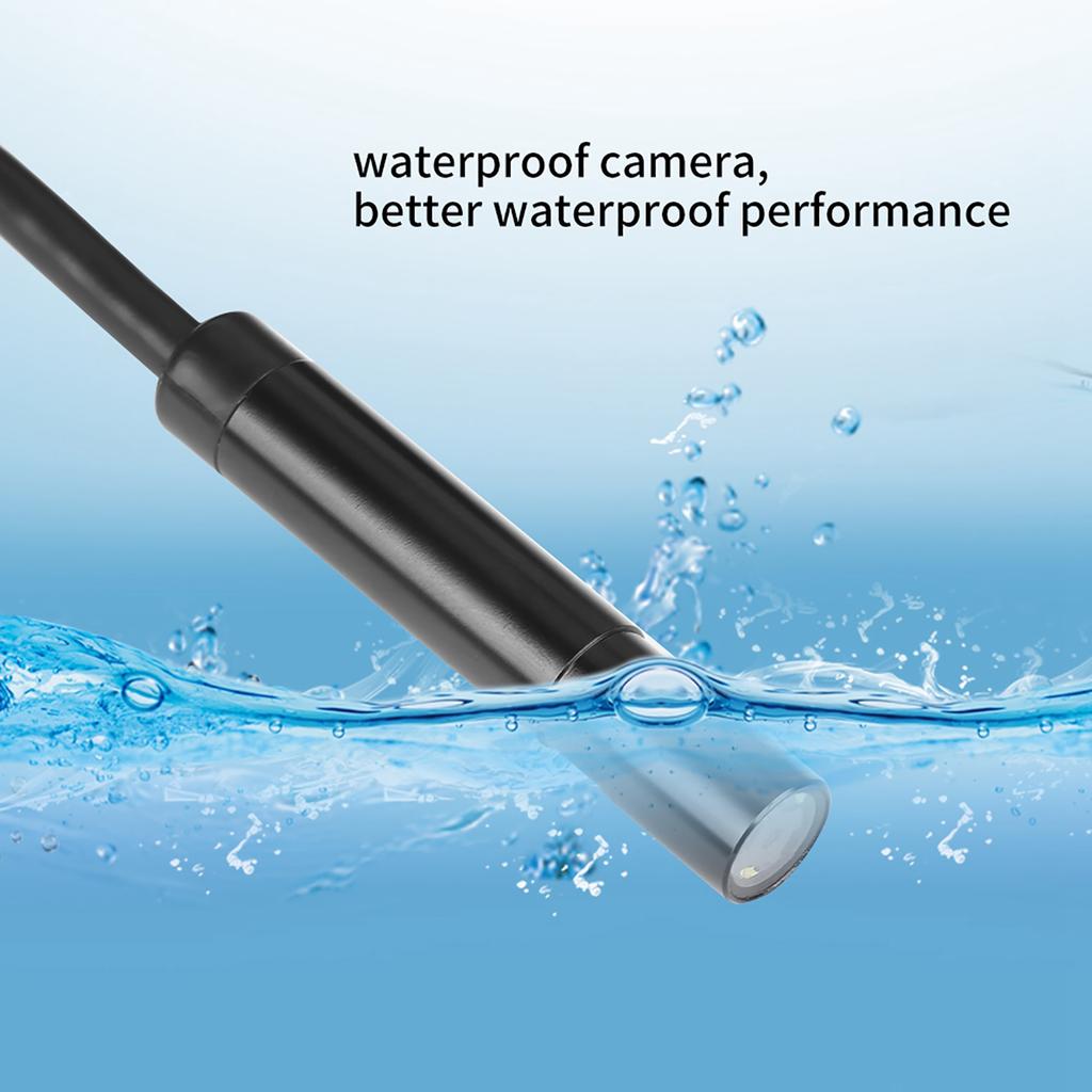 1pc Black 5 Meter USB OTG Endoscope with 2 Megapixel Waterproof Camera for Pipe Car Inspection