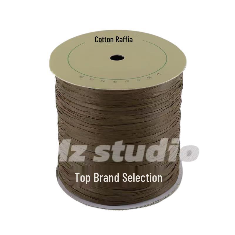250 м Рафия Хлопок Солома Рулон для DIY: Шляпы и сумки ручной работы, бесплатная доставка