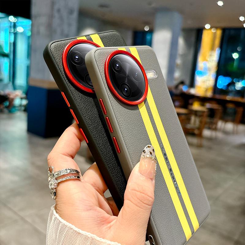 Для Xiaomi POCO F7 Pro Чехол Роскошный PU Кожаный Траектория Защитная Задняя Крышка Чехол Для Xiaomi POCO F7 Ultra F7Pro Чехол для Телефона