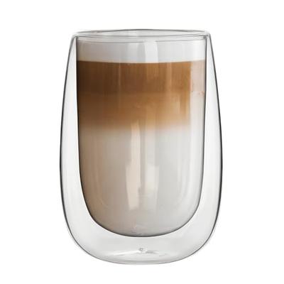 Стеклянная кружка Bialetti Verona с двойными стенками, термостойкая, 450 мл, 2 шт.