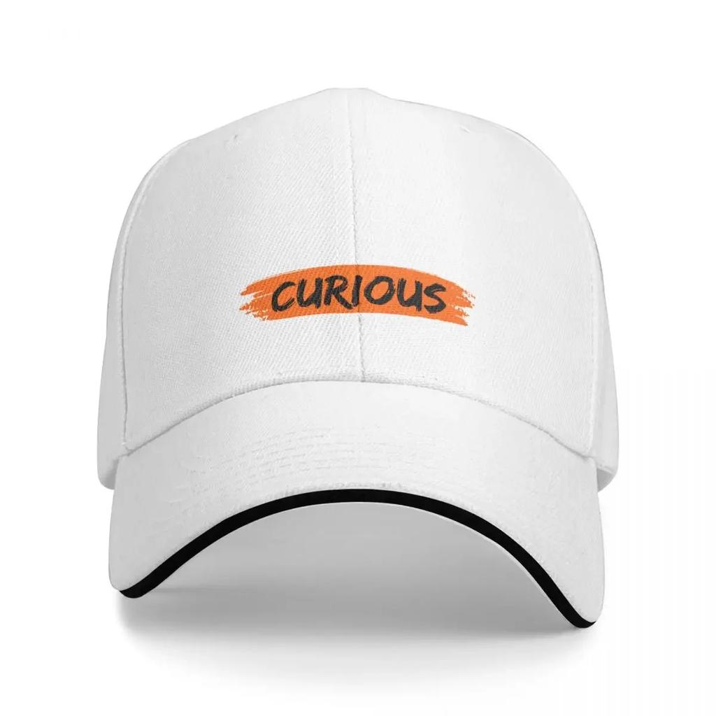 Бейсбольная кепка Stay Curious, кепка от солнца, пушистая шляпа, военная кепка, мужская, роскошная, женская, мужская