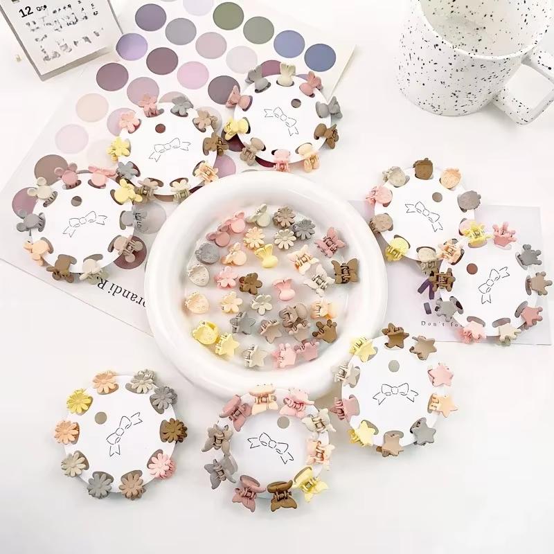 10 шт. Мини корейские простые случайные цвета заколки для волос для детей челка коса головной убор модные детские головные уборы аксессуары