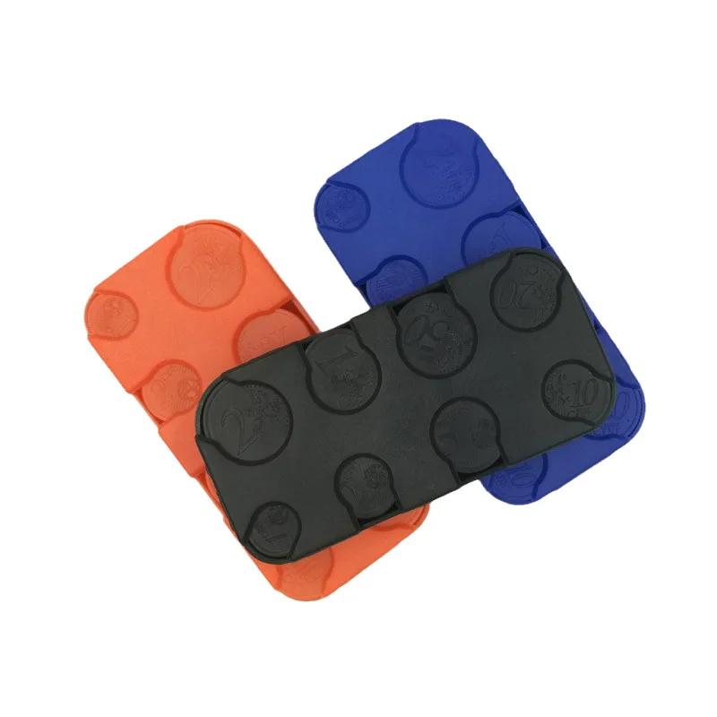 Диспенсер для евро, пластиковые коробки для монет, копилка, кошелек, органайзер для хранения, держатель для автобуса, автомобиля, держатель для монет