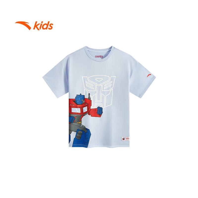 Anta Kids' Transformers Boys' Summer Knitted T-Shirt