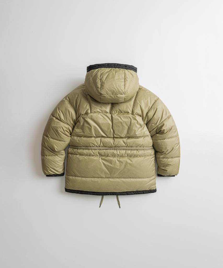 BEHEAVYER Sierra Duck Down Parka Black/L.Olive