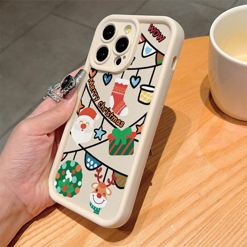 Рождественская модель чехла для мобильного телефона Apple 16PROMAX iphone11/12/13/14/15/xsmax