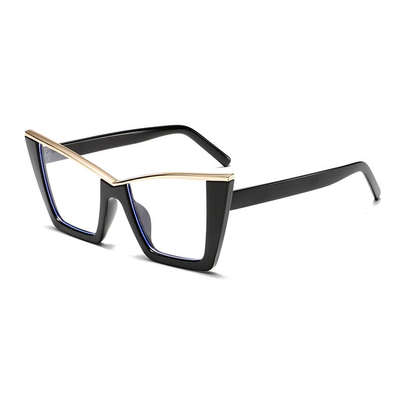 Винтажные оправы «кошачий глаз» женские модные оверсайз оправы конфетных цветов трендовые стильные очки, блокирующие синий свет