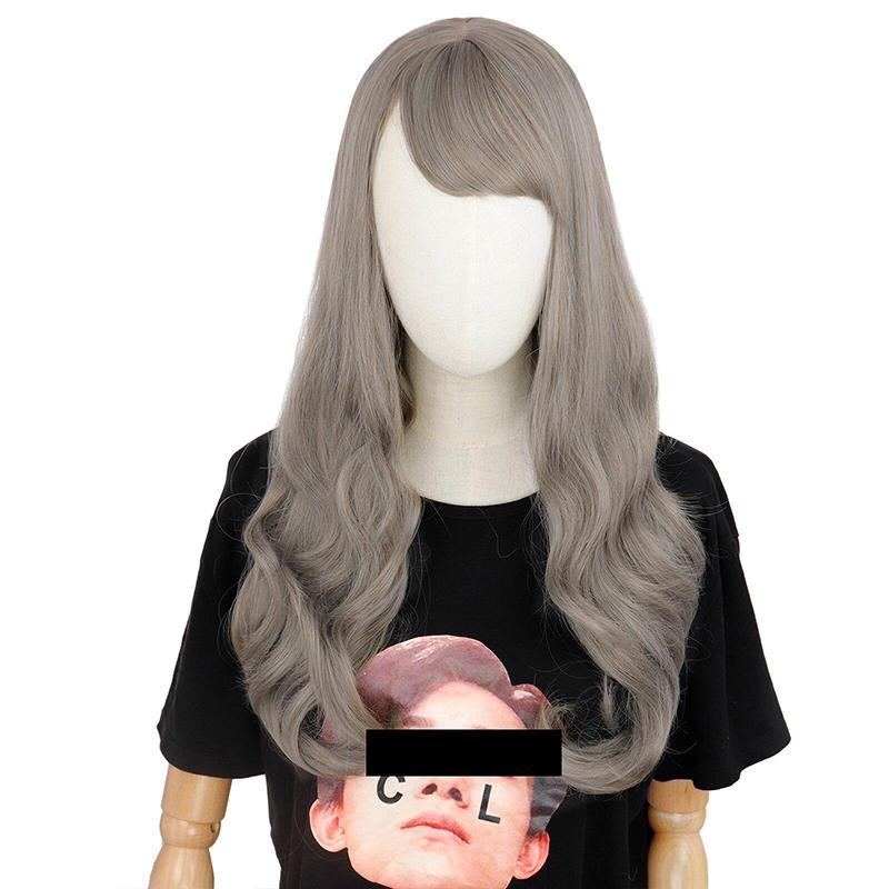 MERISIHAIR Длинные волнистые парики для чернокожих женщин, афроамериканские синтетические волосы, розово-коричневые парики с челкой, термостойкий парик