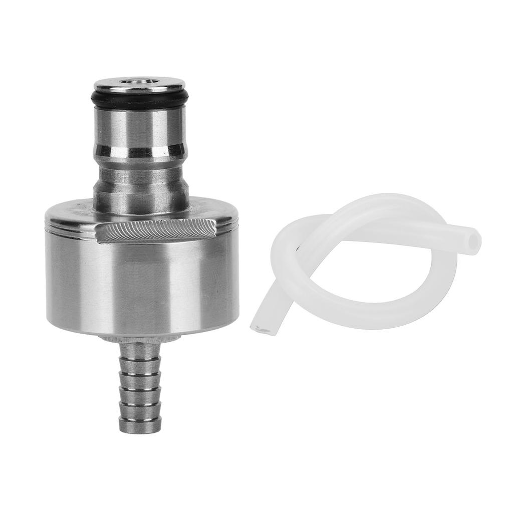 Крышка для карбонизации из нержавеющей стали с боковым штуцером Ball Lock, 30 см силиконового шланга для домашнего пивоварения