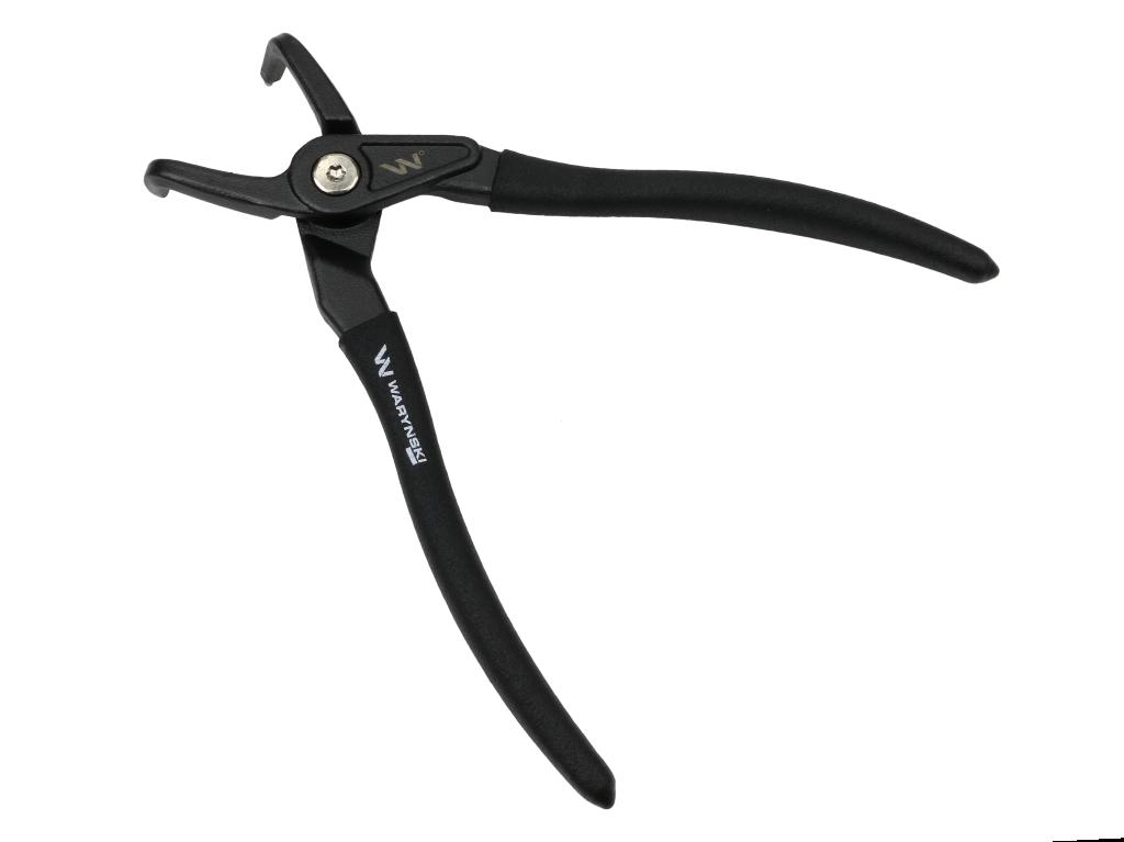 Specjalistyczne Szczypce Do Pierścieni Osadczych, 228 Mm Wewnętrzne Wygięte 9", Do Prac W Mechanice, Waryński