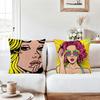 Модный принт P-Pop art Наволочка Офисные Подушки Подходят для Дивана Машины Спальни Декоративная Наволочка