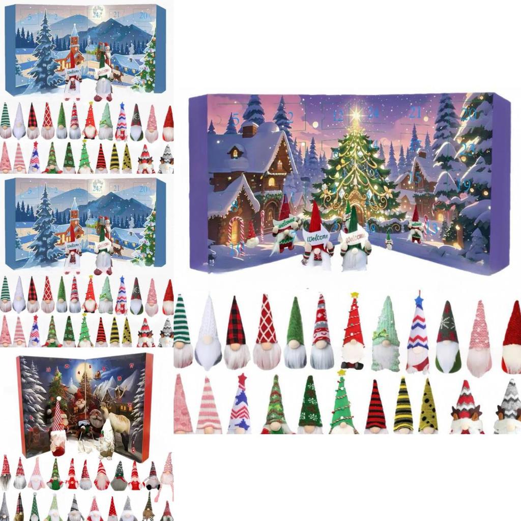 Christmas Gnome Advent Calendar Toy With Interactive Design For Family Fun And Child Development