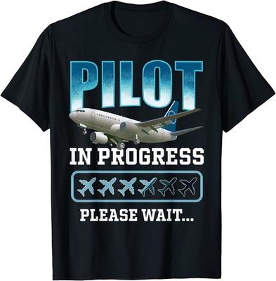 Футболка унисекс Pilot In Progress Future Pilot Airplane Lovers