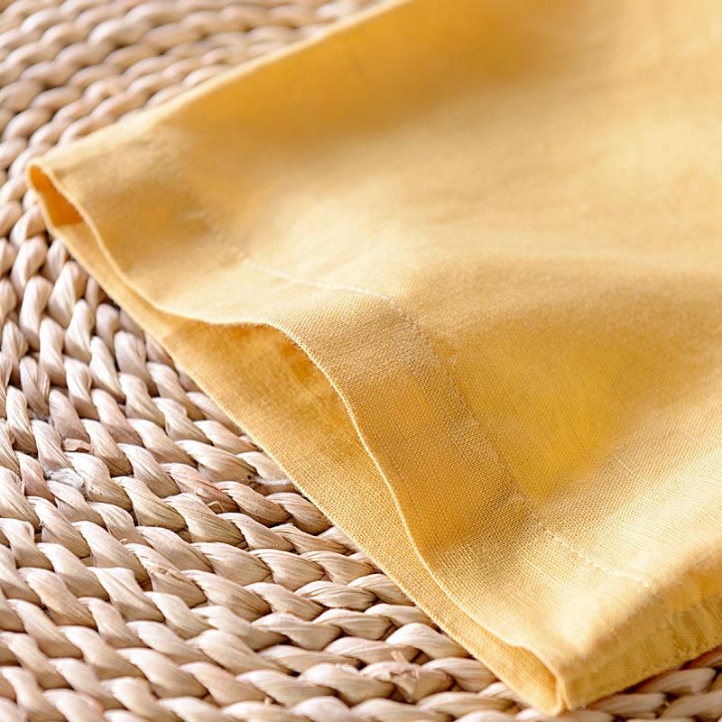 Базовая летняя рубашка для мужчин с воротником-стойкой, однотонная рубашка из хлопка и льна с коротким рукавом, размер 4XL, повседневные топы, пляжные дышащие мужские рубашки